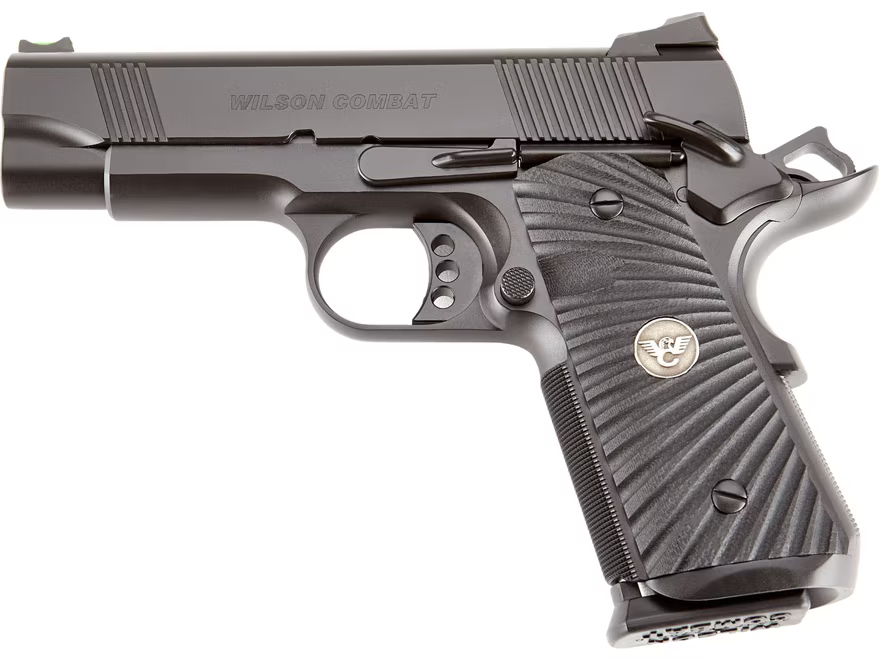 Wilson Combat 1911 CQB Elite Semi-Automatic Compact Pistol 45 ACP 4″ Barrel 7-Round Black