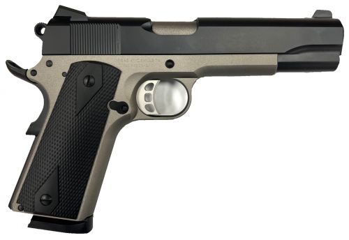 Tisas 1911-A1 Service Enhanced .45 ACP Cerakote Two Tone Finish Exclusive – 5″ Barrel, 8+1 Rounds, 3-Dot Sights