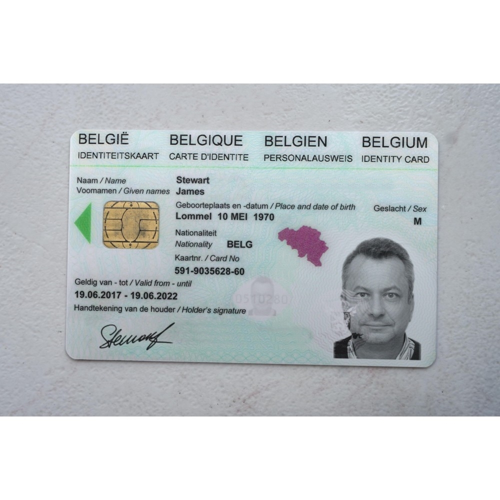 Belgium ID card