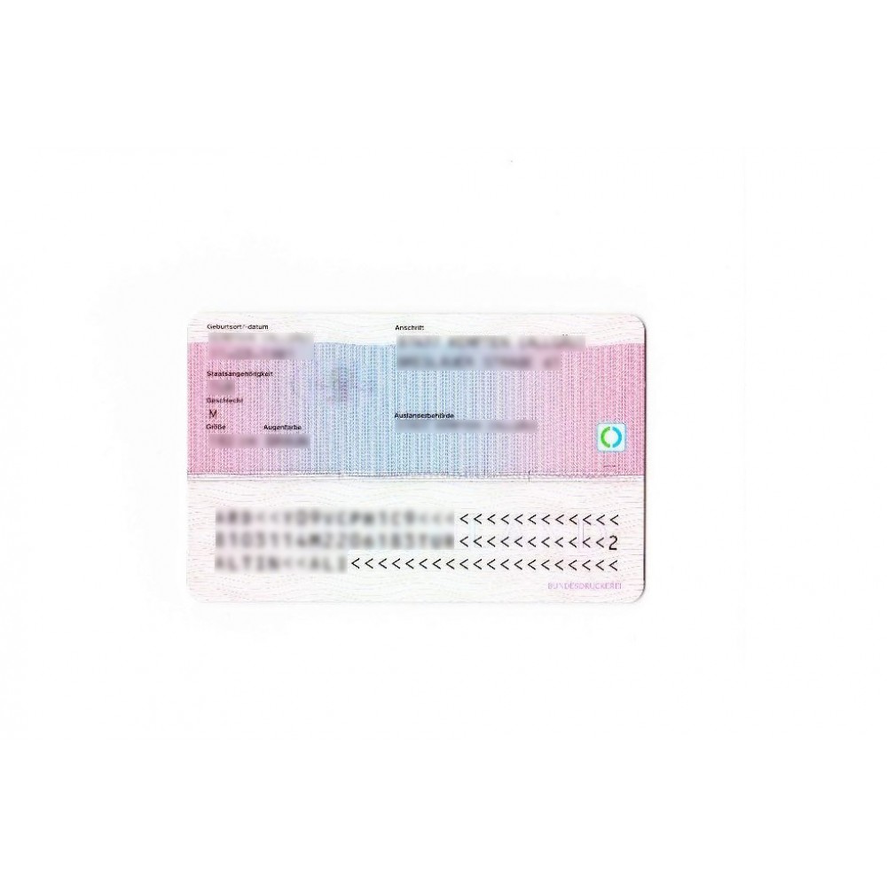 Germany permanent residence card