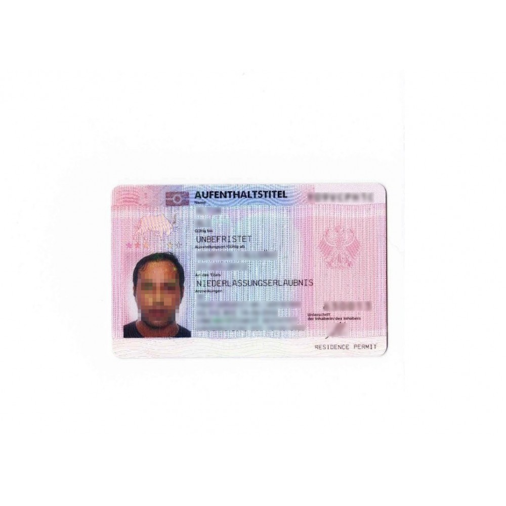 Germany permanent residence card