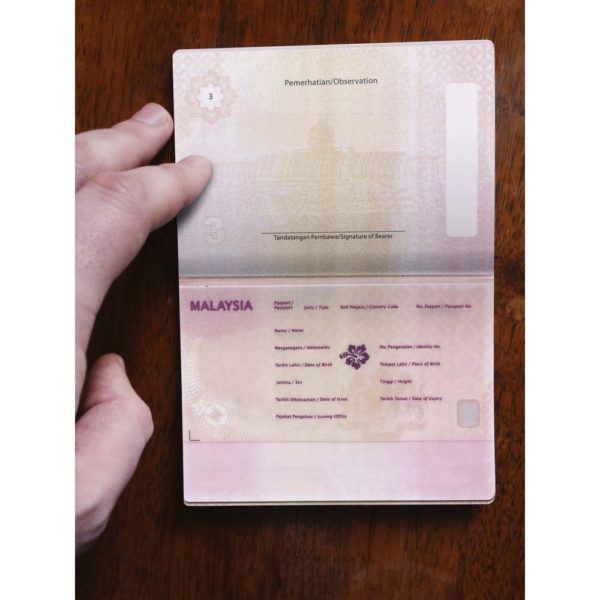 Malaysia passport